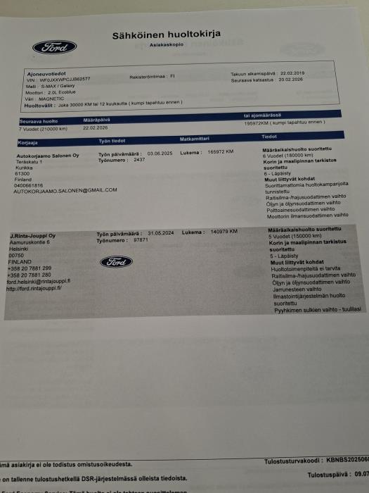 FORD S-Max 2019
