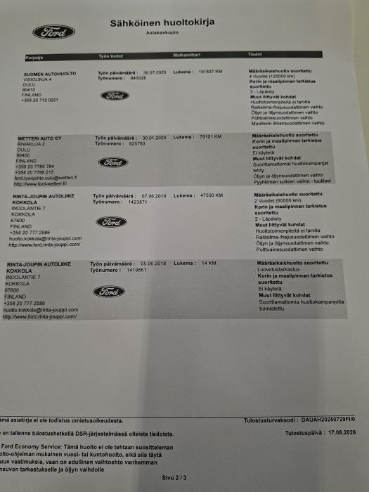 FORD Transit 2018