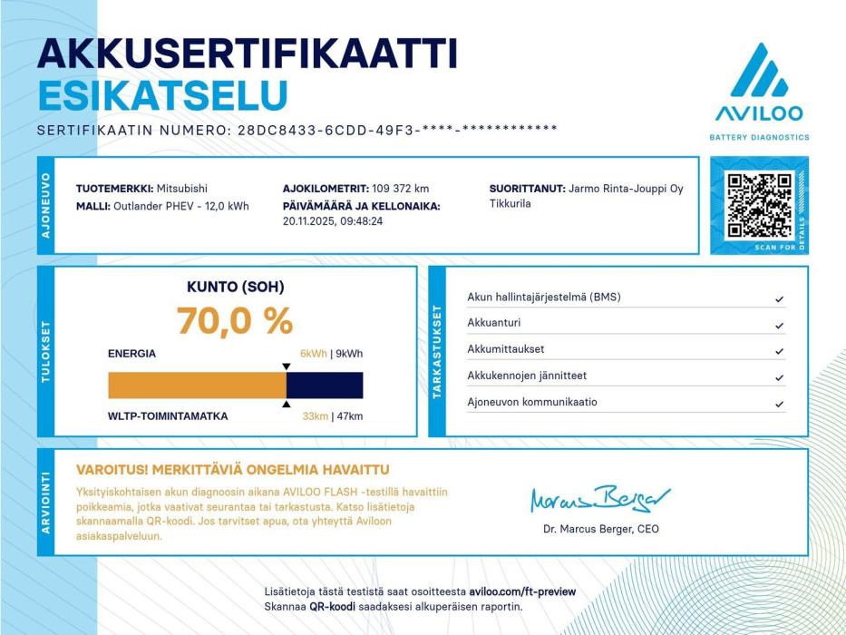 MITSUBISHI Outlander PHEV 2018