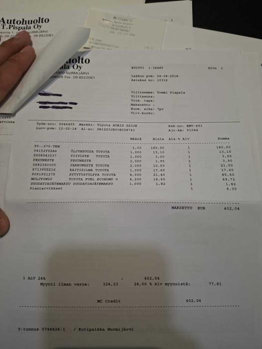 TOYOTA Auris 2014