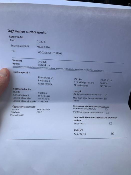 MERCEDES-BENZ C 2016