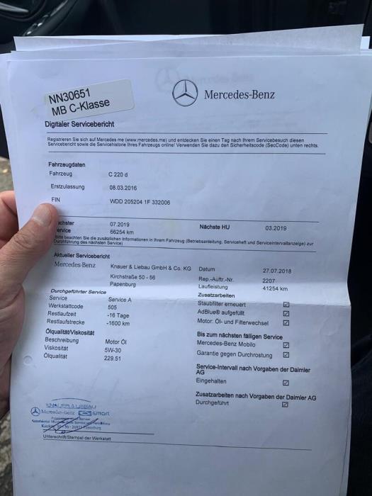 MERCEDES-BENZ C 2016