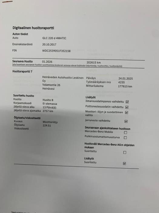 MERCEDES-BENZ GLC 2017