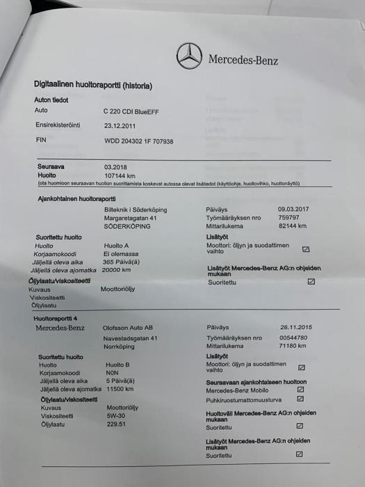 MERCEDES-BENZ C 2011