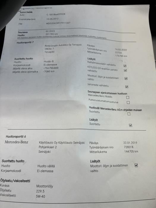 MERCEDES-BENZ C 2012