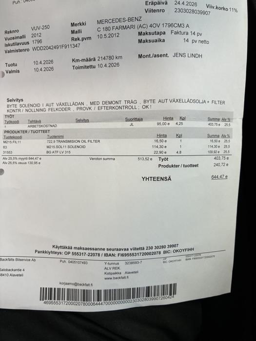 MERCEDES-BENZ C 2012