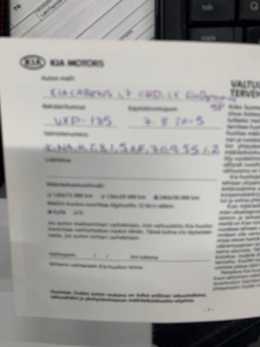 KIA Carens 2015