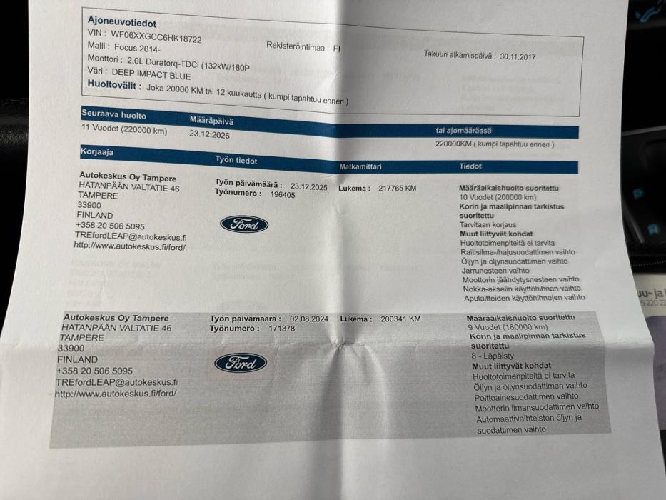 FORD Focus 2017