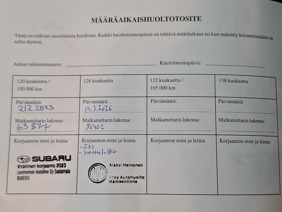 SUBARU Forester 2013