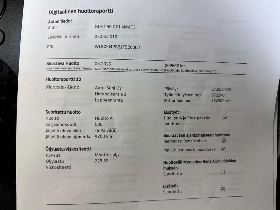 MERCEDES-BENZ GLK 2010