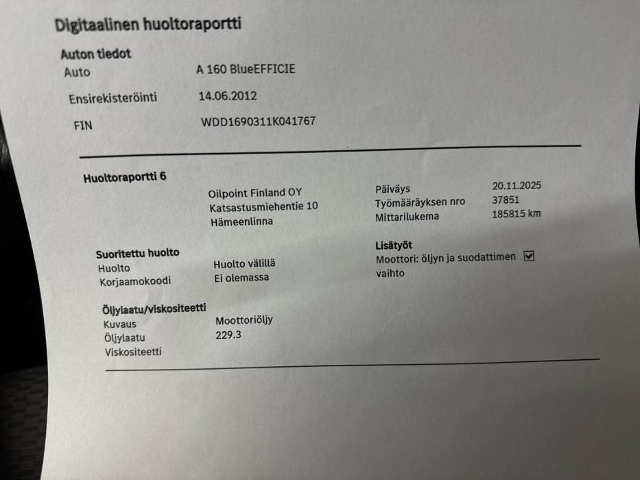 MERCEDES-BENZ A 2012