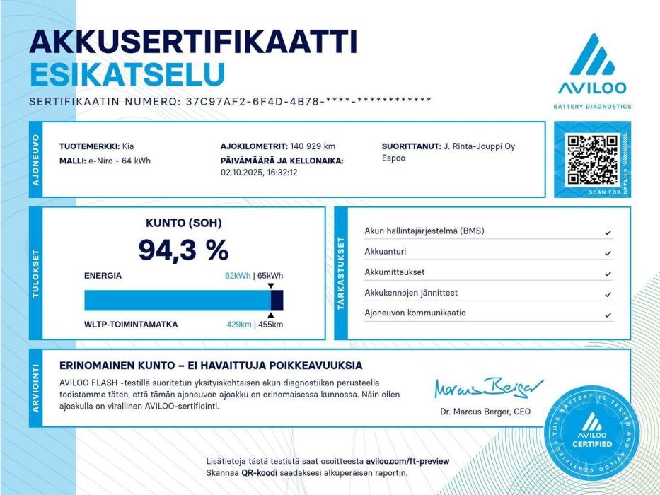 KIA Niro Electric 2020