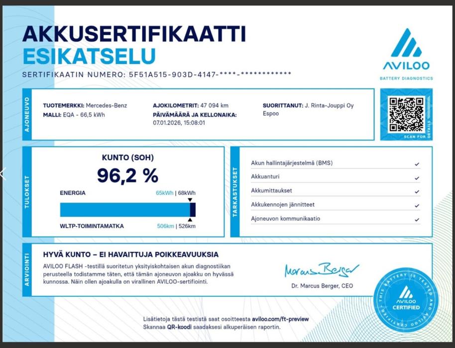 MERCEDES-BENZ EQA 2022