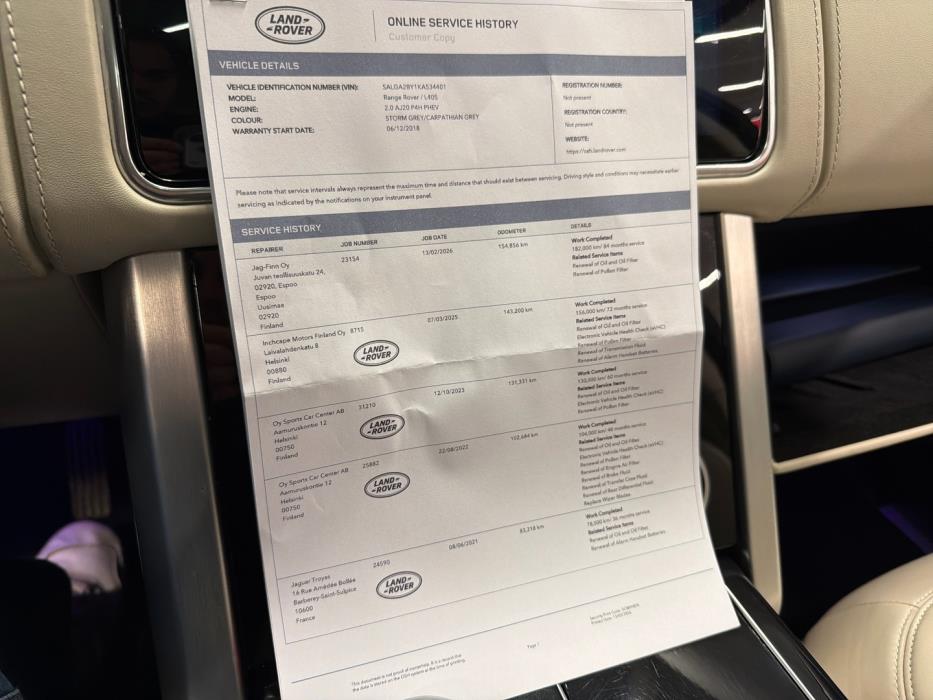 LAND ROVER Range Rover 2019