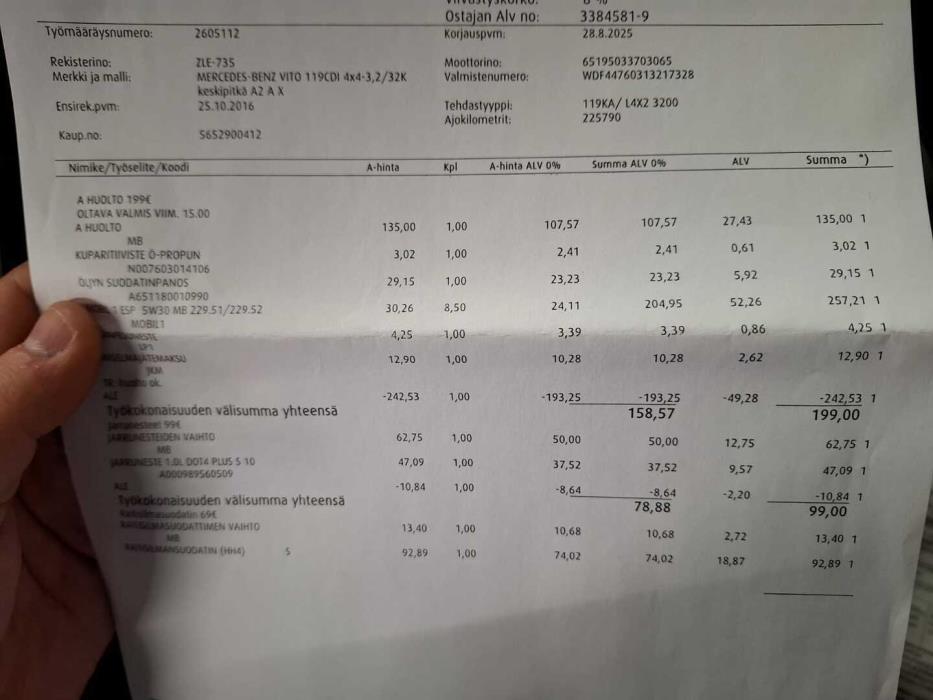 MERCEDES-BENZ Vito 2017