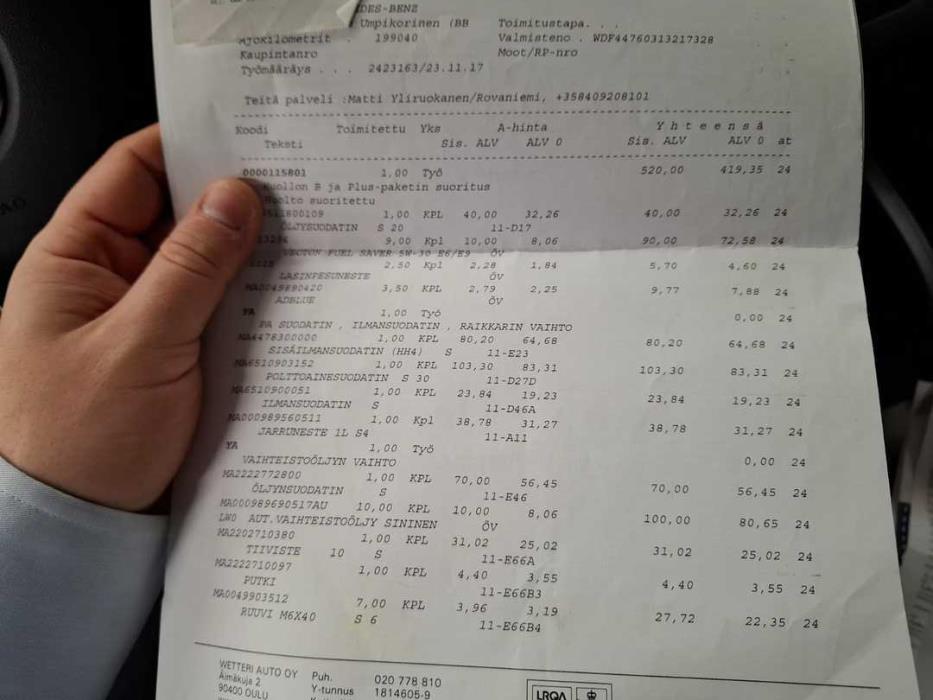 MERCEDES-BENZ Vito 2017