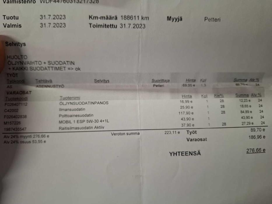 MERCEDES-BENZ Vito 2017