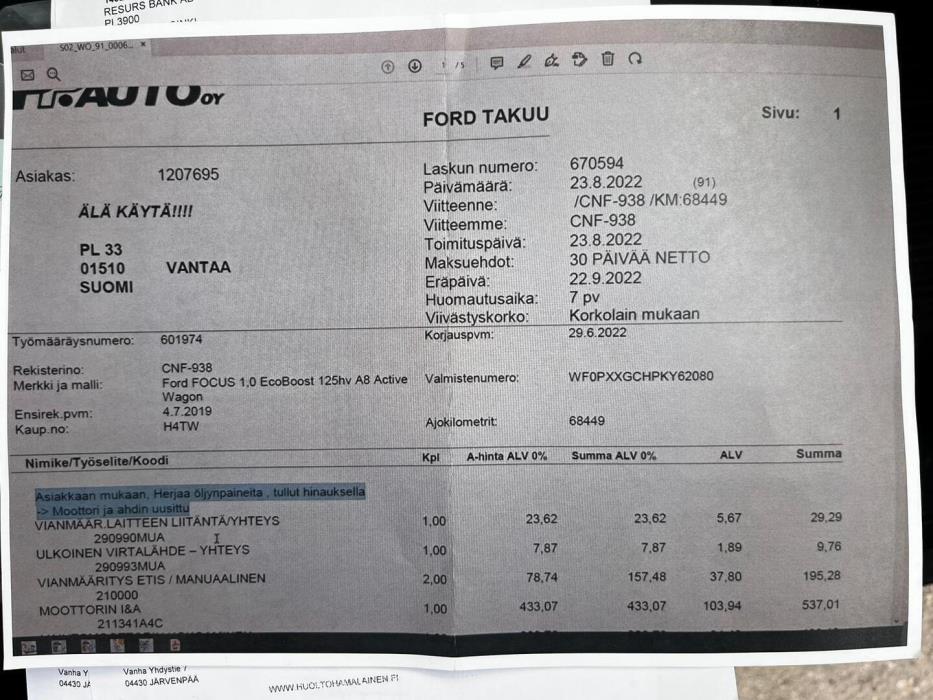 FORD Focus 2019