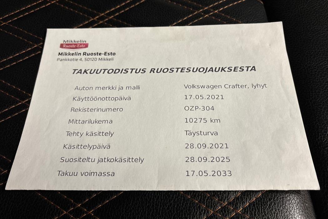 Volkswagen Crafter 2021