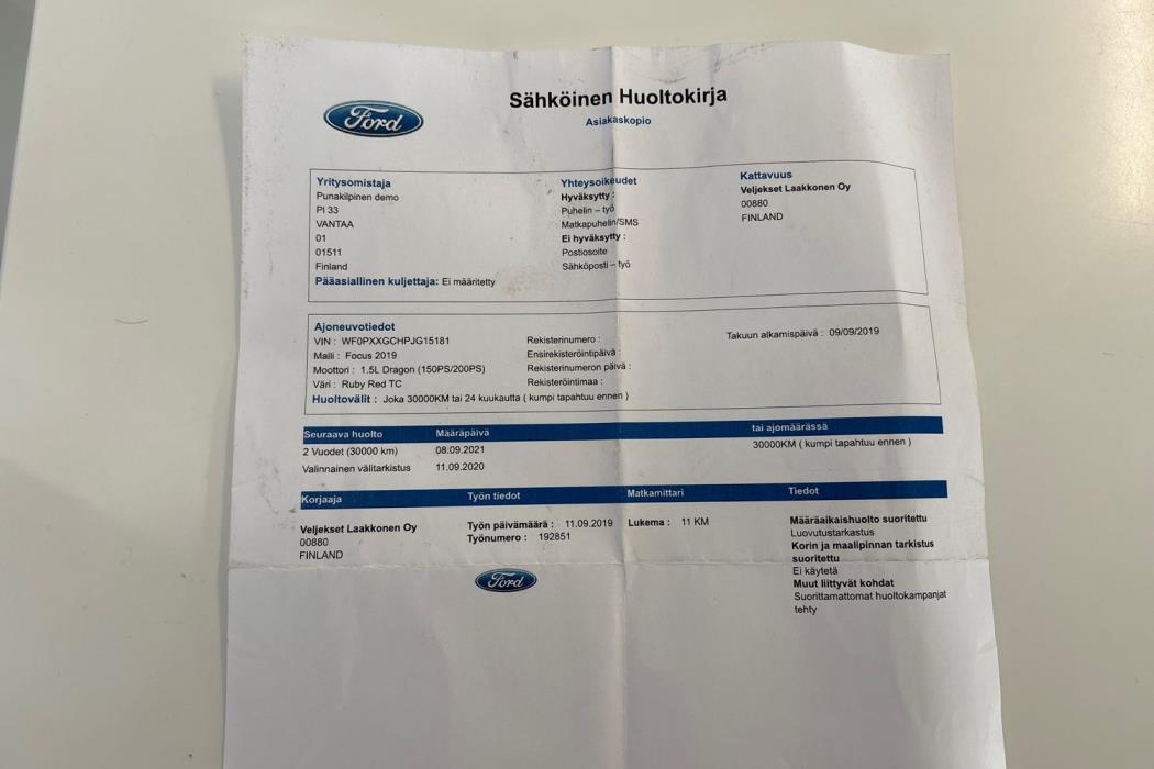 FORD Focus 2019