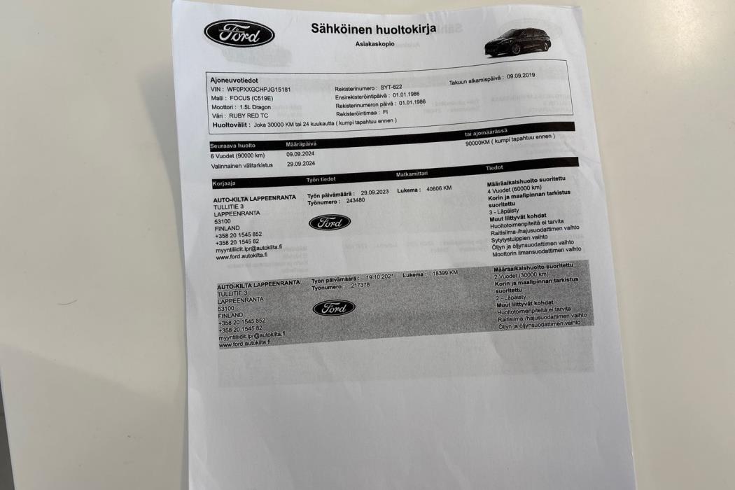 FORD Focus 2019