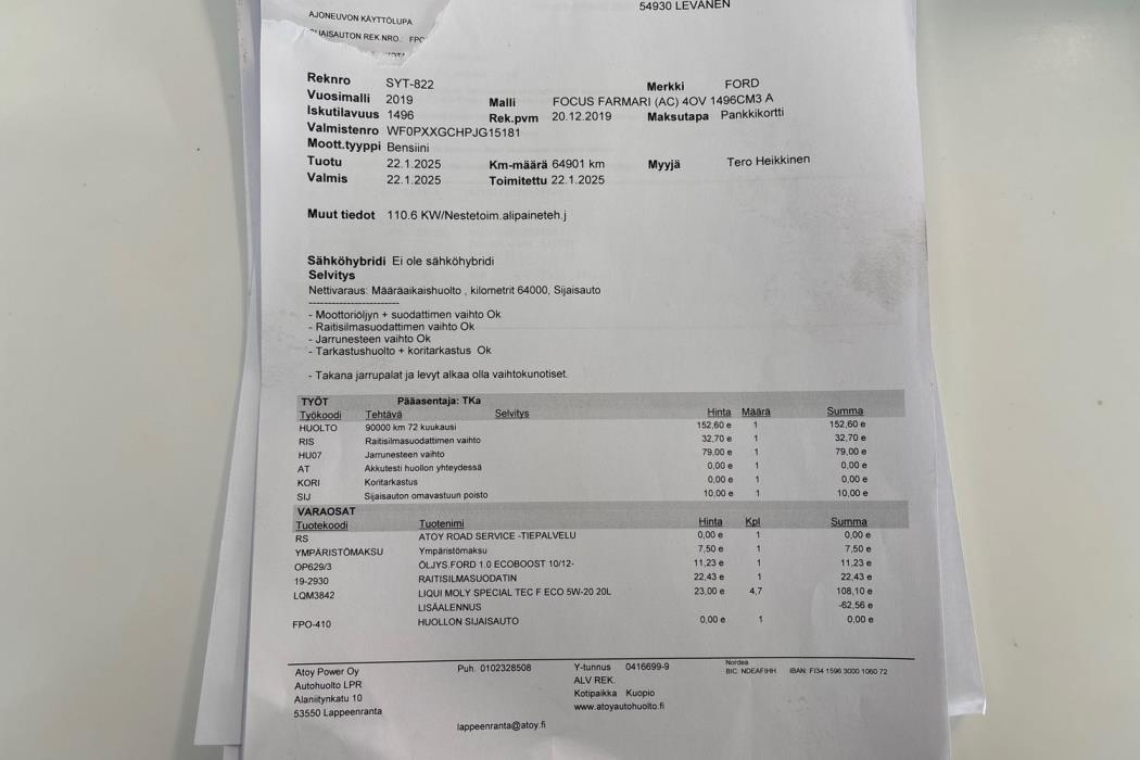 FORD Focus 2019