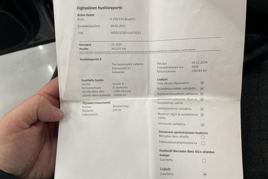 Mercedes-Benz E 2011