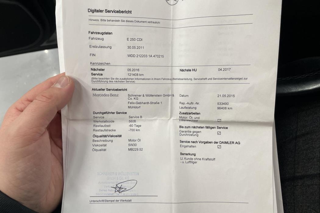 Mercedes-Benz E 2011