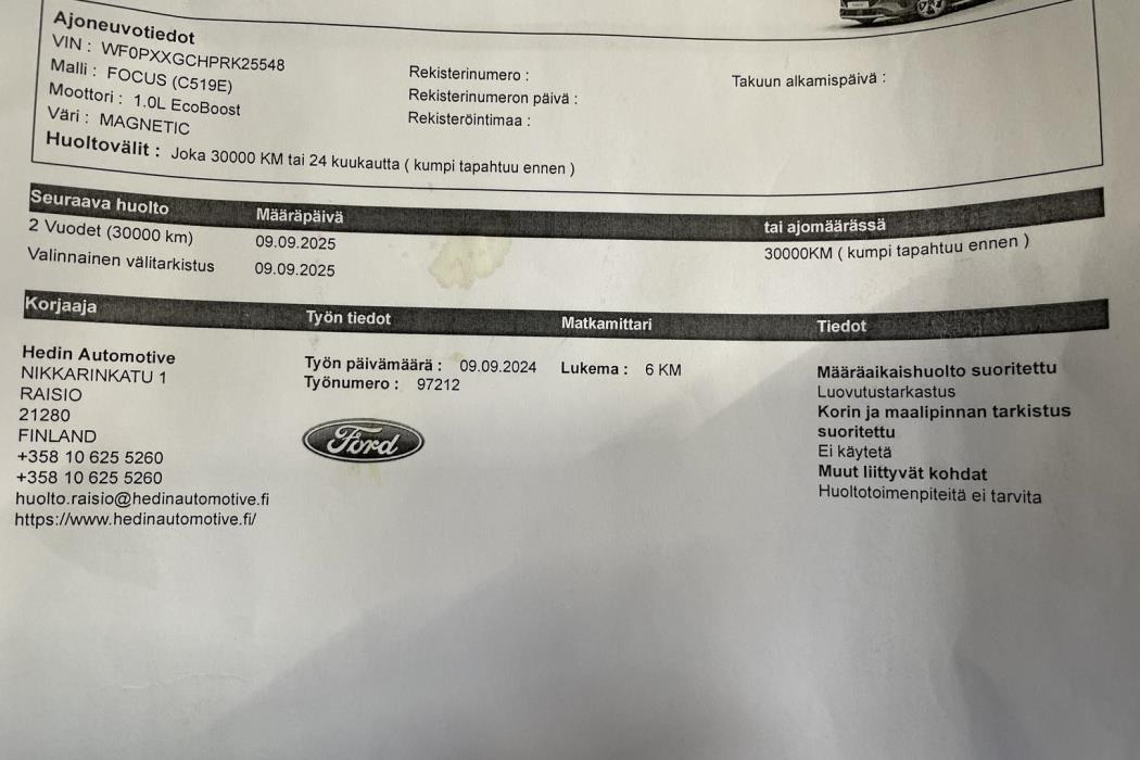 Ford Focus 2024