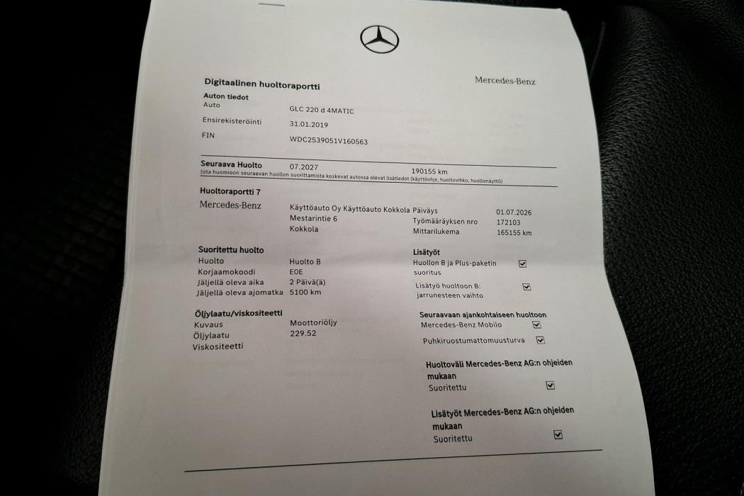 MERCEDES-BENZ GLC 2019