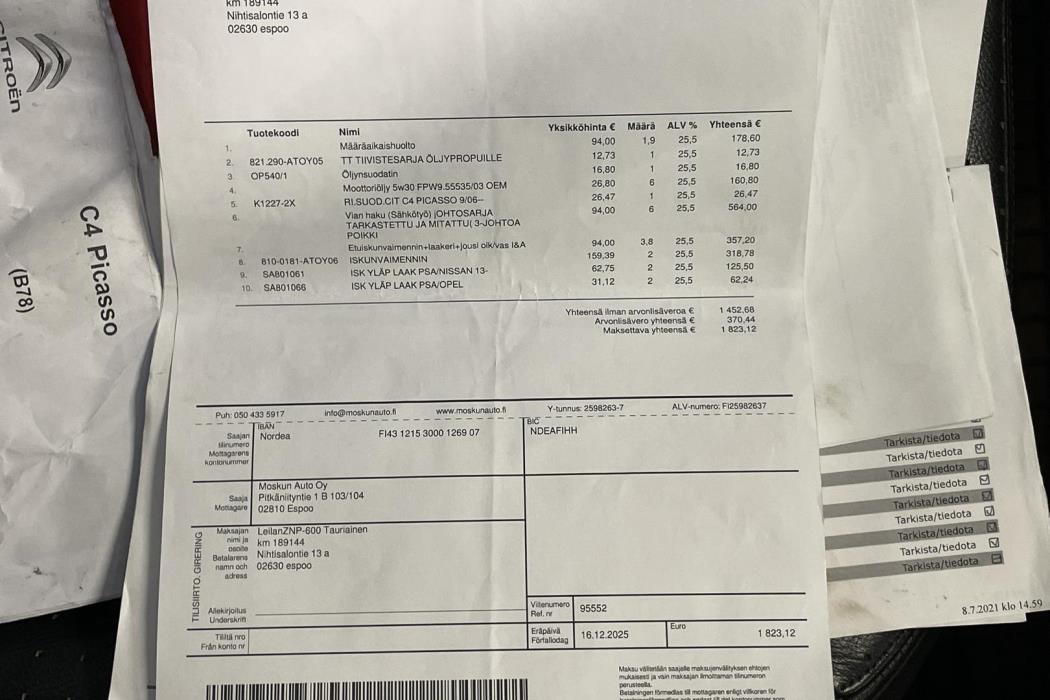 CITROEN GRAND C4 PICASSO 2017