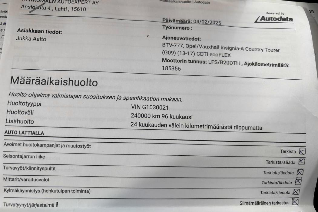 OPEL INSIGNIA 2016