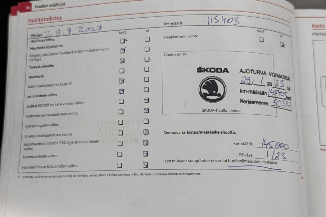 SKODA OCTAVIA 2012