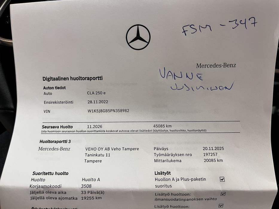 MERCEDES-BENZ CLA 2023