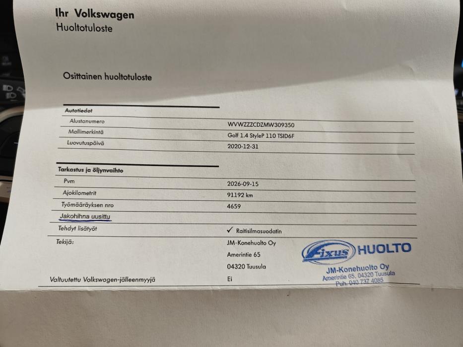 VOLKSWAGEN Golf 2021