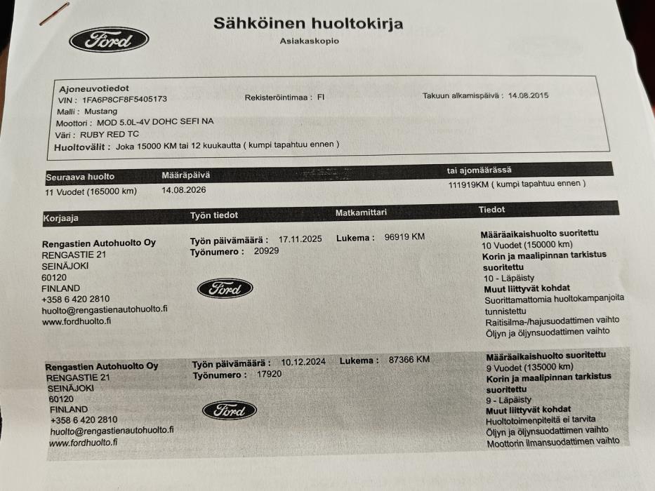 FORD Mustang 2015