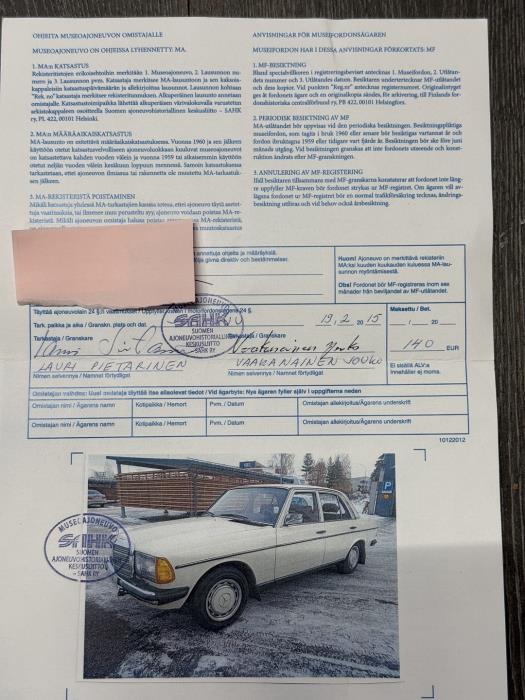 MERCEDES-BENZ 200 1984