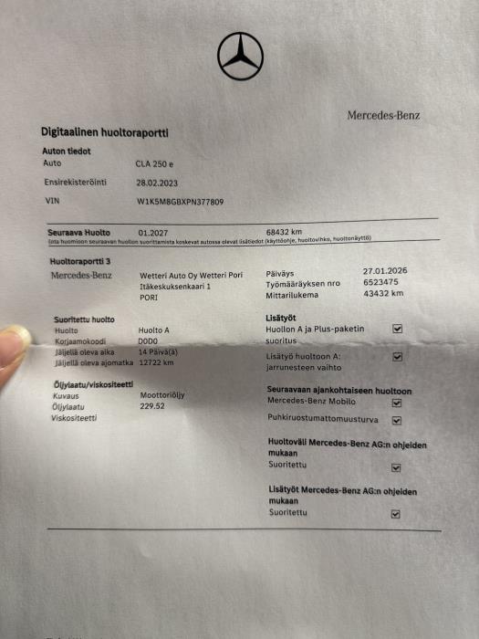 MERCEDES-BENZ CLA 2023