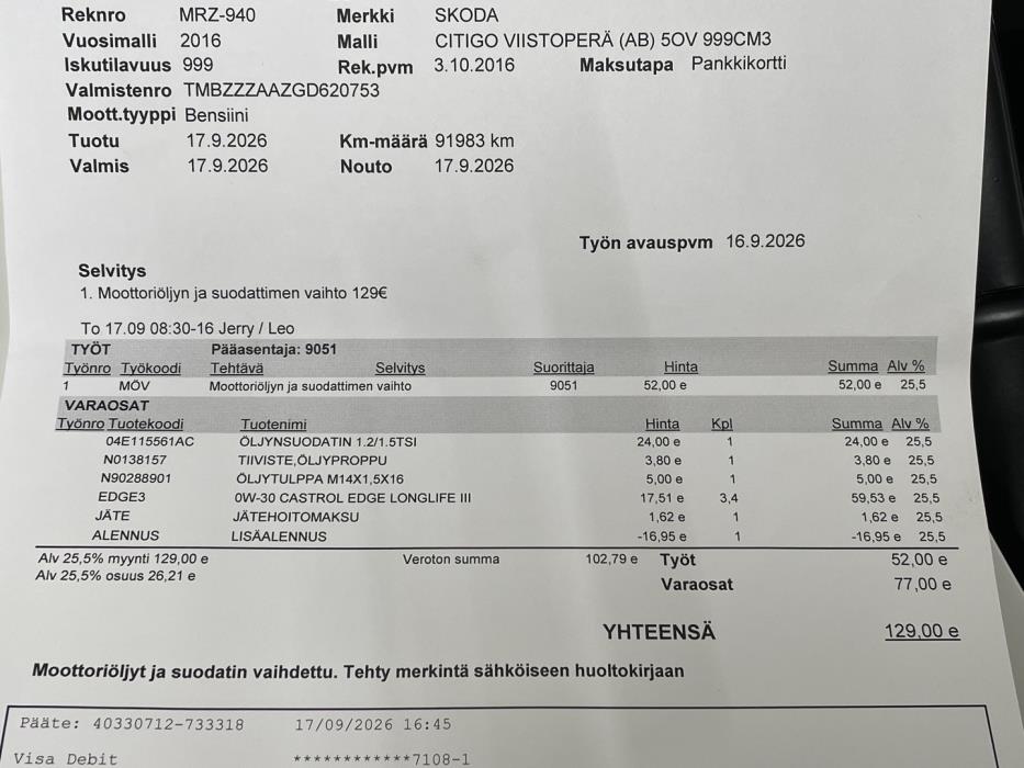 SKODA Citigo 2016
