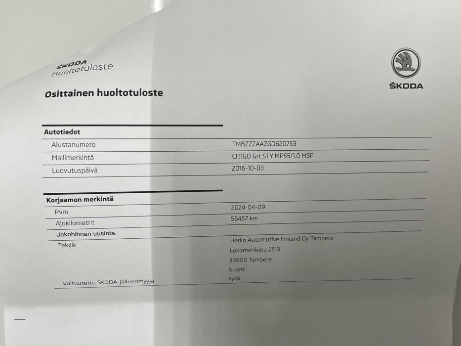 SKODA Citigo 2016