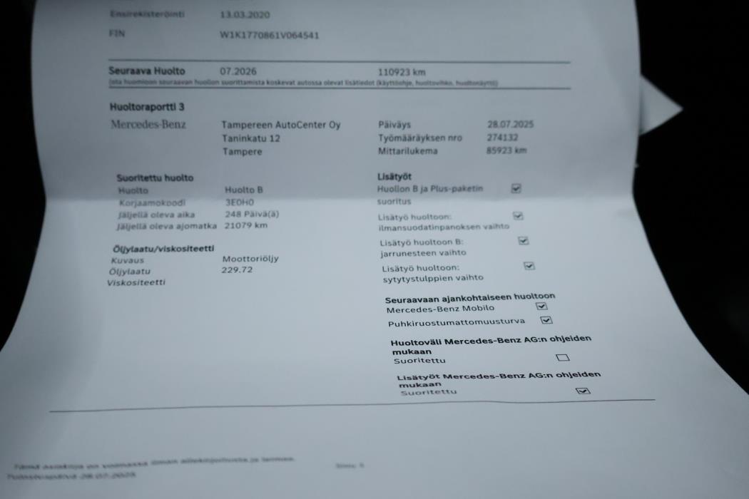 MERCEDES-BENZ A 2020