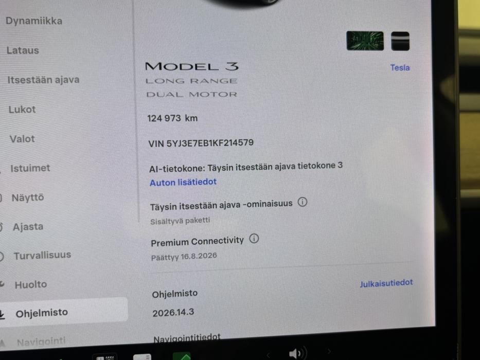 TESLA Model 3 2019