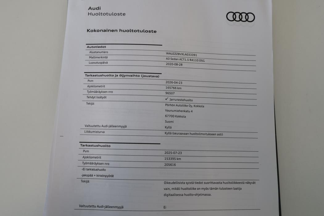 AUDI A3 2020
