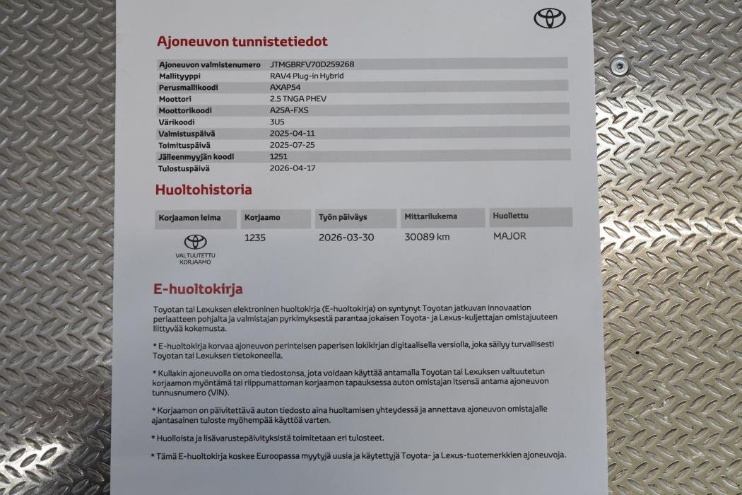 TOYOTA RAV4 Plug-in 2025