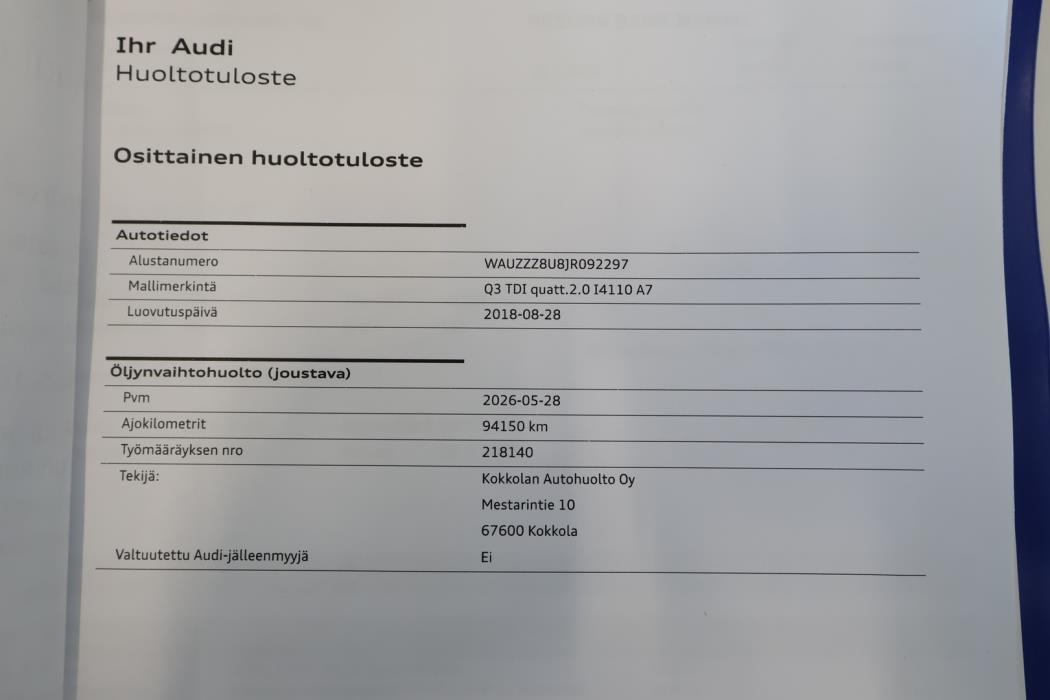 AUDI Q3 2018