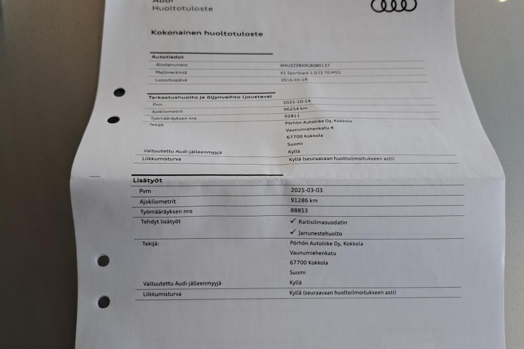 AUDI A1 2016