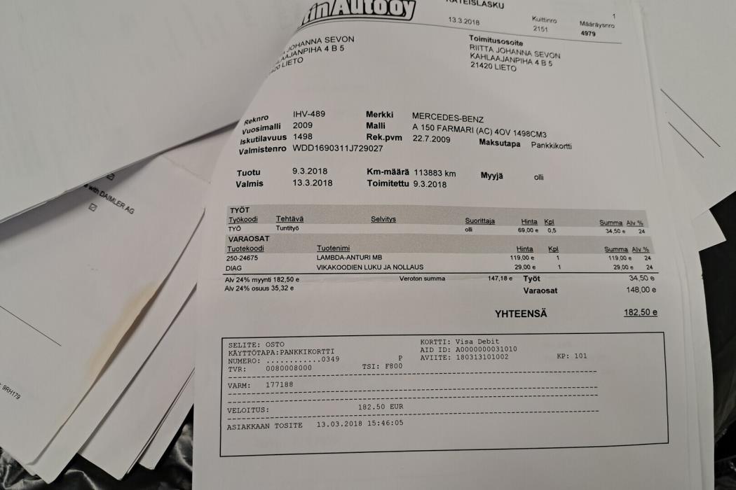 MERCEDES-BENZ A 2009