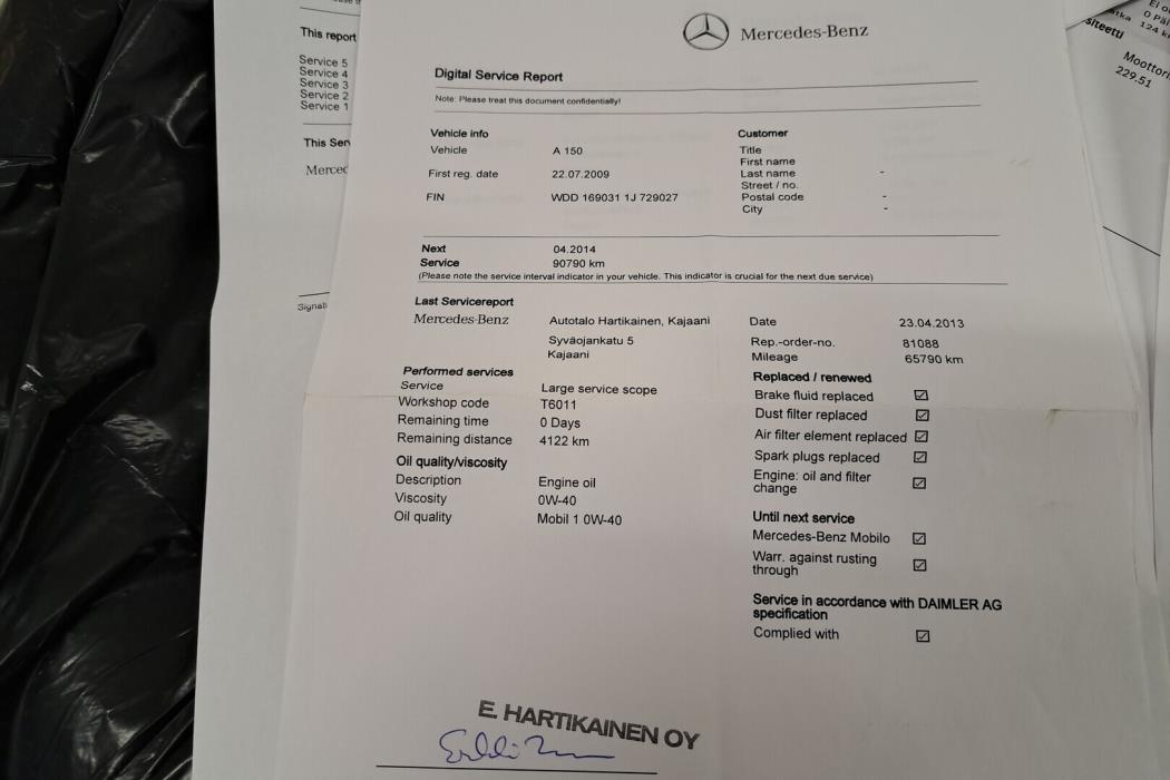 MERCEDES-BENZ A 2009