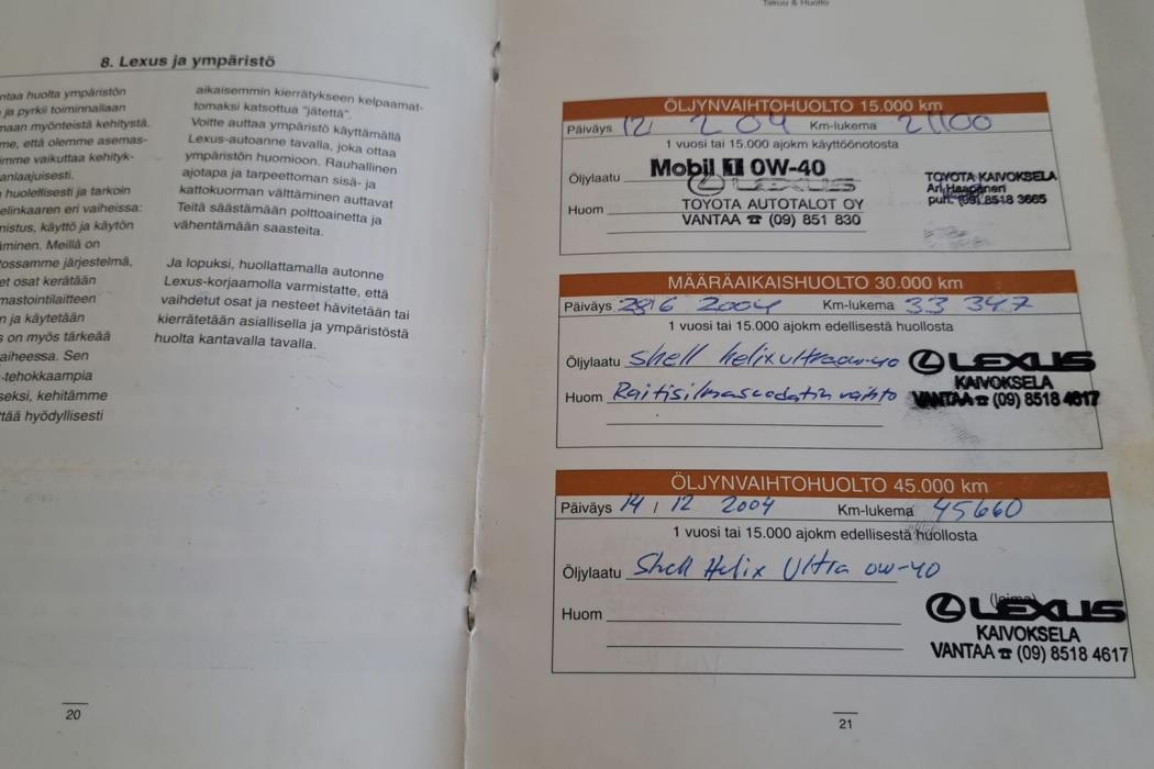 LEXUS RX 2003
