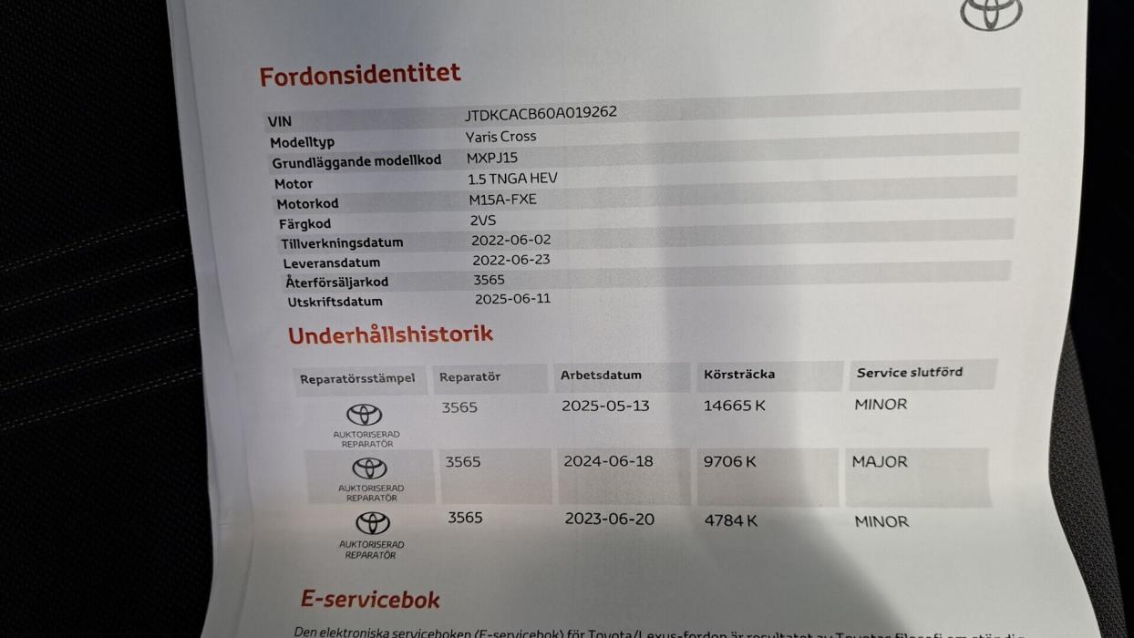 TOYOTA Yaris Cross 2022